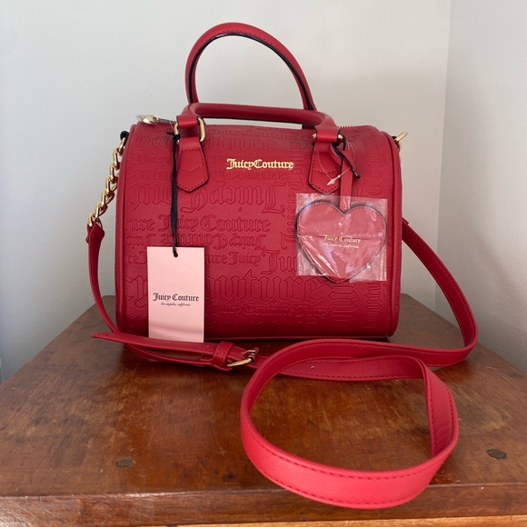 ✨NWT ❤️ RED JUICY COUTURE BOWLING BAG 🥰❤️🫶 - Picture 2 of 11